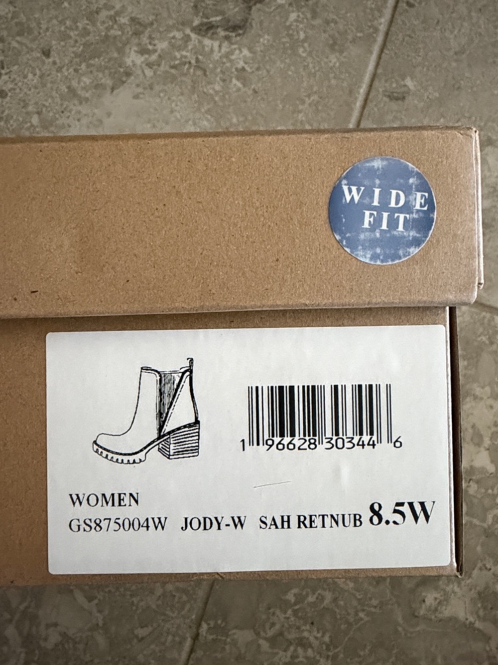 MIA Jody Chelsea Ankle Boots in Taupe, Size 8.5 Wide Fit, New in Box - Picture 8 of 8